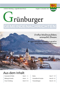 Gemeindezeitung Dezember 2023